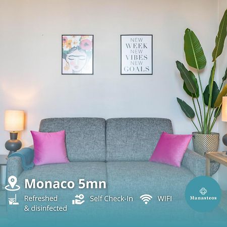 شقة Frontiere De Monaco - Balconnet Vue Mer - Ba بوزولي المظهر الخارجي الصورة